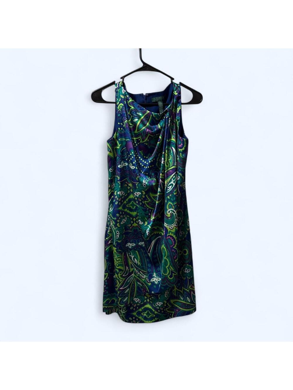 Ralph Lauren Women's Multi and Blue Dress